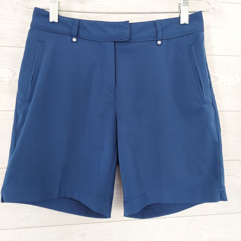 Lady Hagen Shorts Golf Small Bermuda Chino Blue Size 0